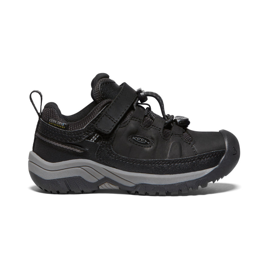 Mazo bērnu Targhee ūdensnecaurlaidīgie apavi Black/Steel Grey