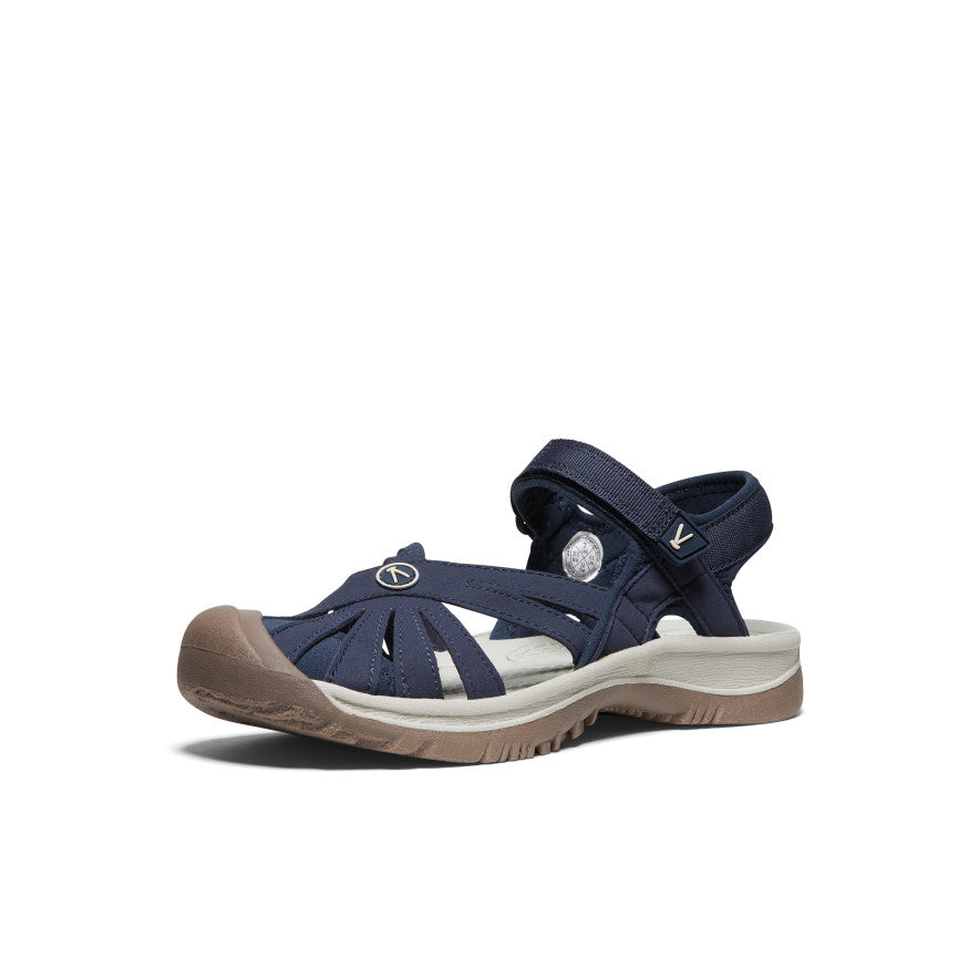 Sieviešu sandaļkurpes "Rose" Navy - Attēls 3