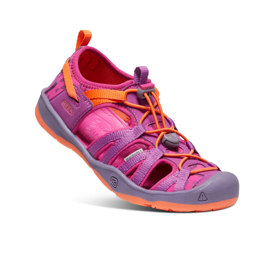 Big Kids' Moxie Sandal Purple Wine/Nasturtium - Image 3