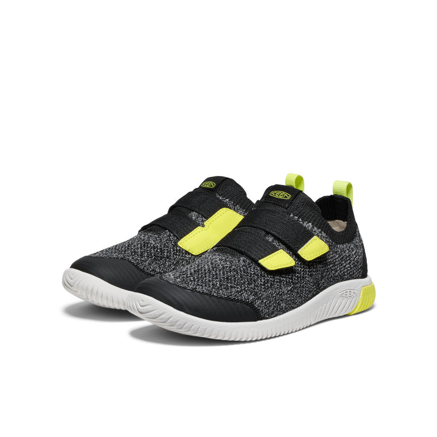 Big Kids' KNX Knit Double Strap Black/Evening Primrose