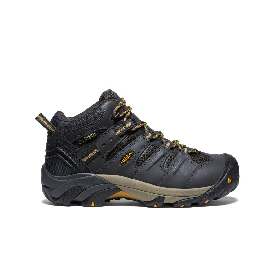 Vīriešu Lansing Mid Waterproof (ar tērauda purngalu) Raven/Tawny Olive