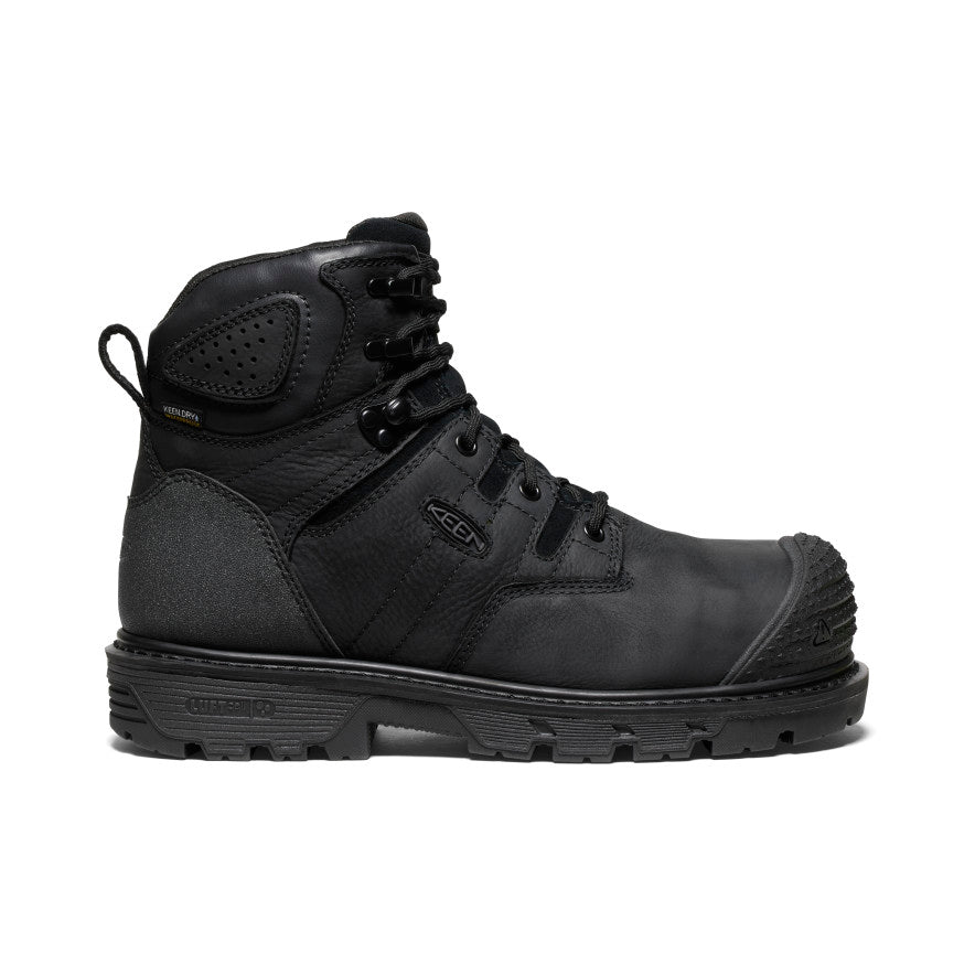 Vīriešu 6 collu ūdensnecaurlaidīgi zābaki Camden (oglekļa purngals) Black/Black