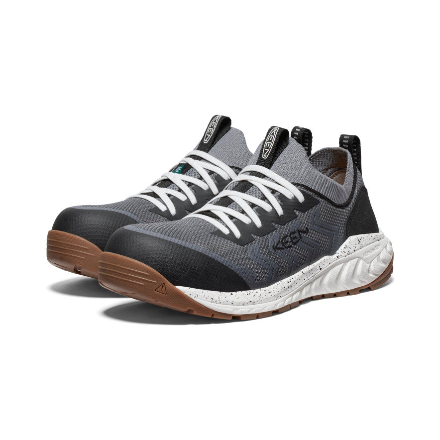 Vīriešu CSA Arvada darba maiņu sporta kurpes (ar oglekļa šķiedras purngalu) Steel Grey/Gum - Attēls 2