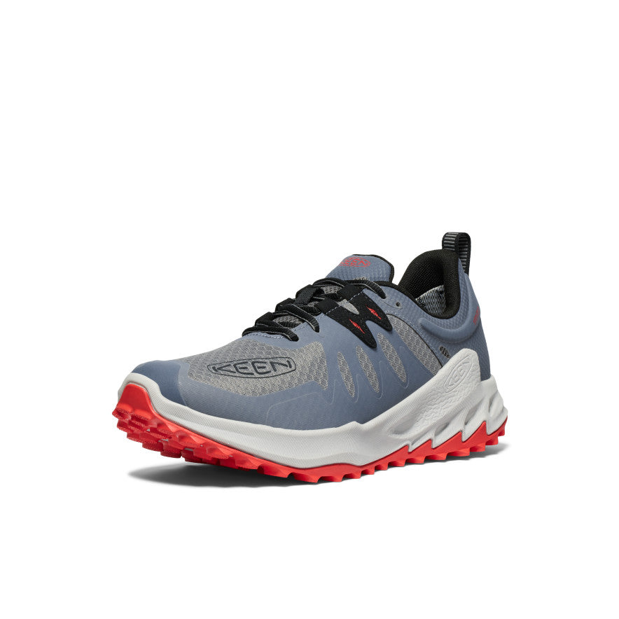 Men's Zionic Waterproof Hiking Shoe Steel Grey/Poppy Red