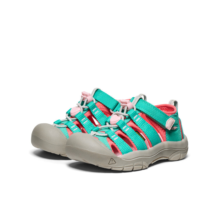 Little Kids' Newport H2 Bright Aqua/Giggle Pink