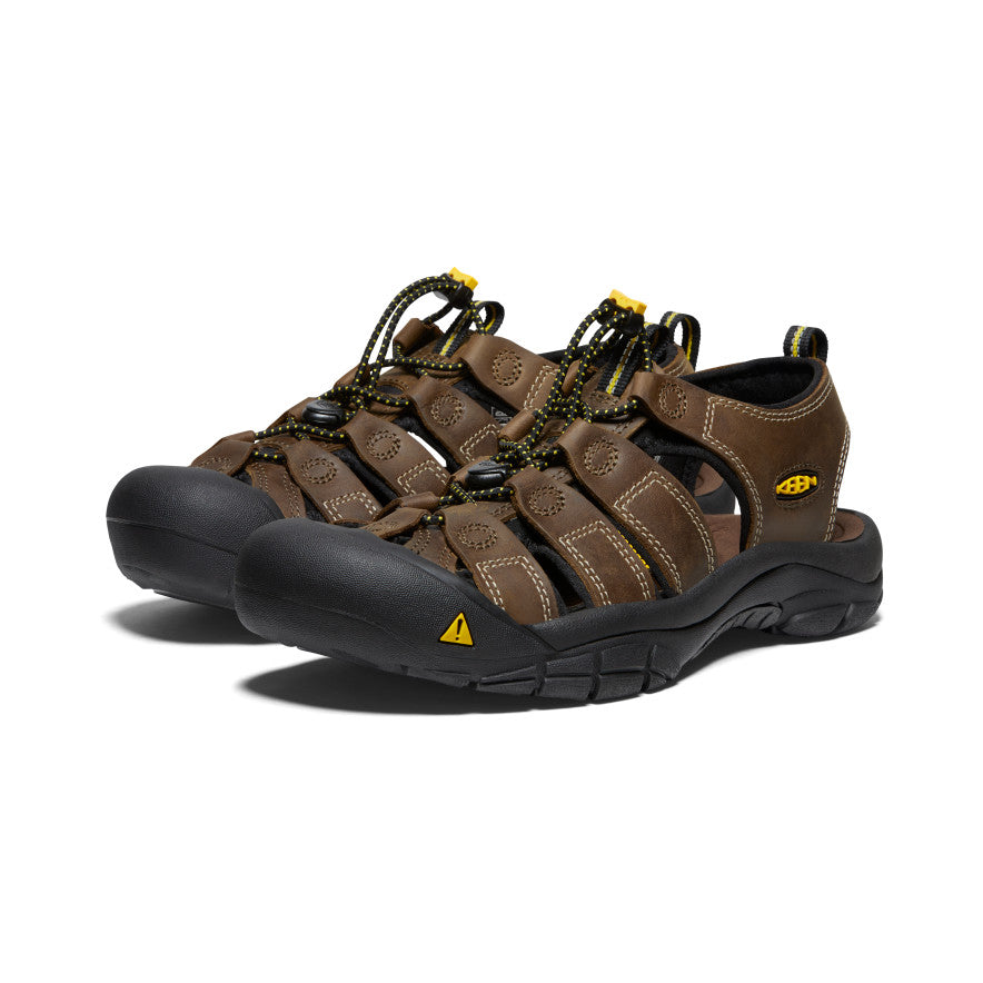 Vīriešu sandales "Newport Leather Sandal Wide" Bison - Attēls 2