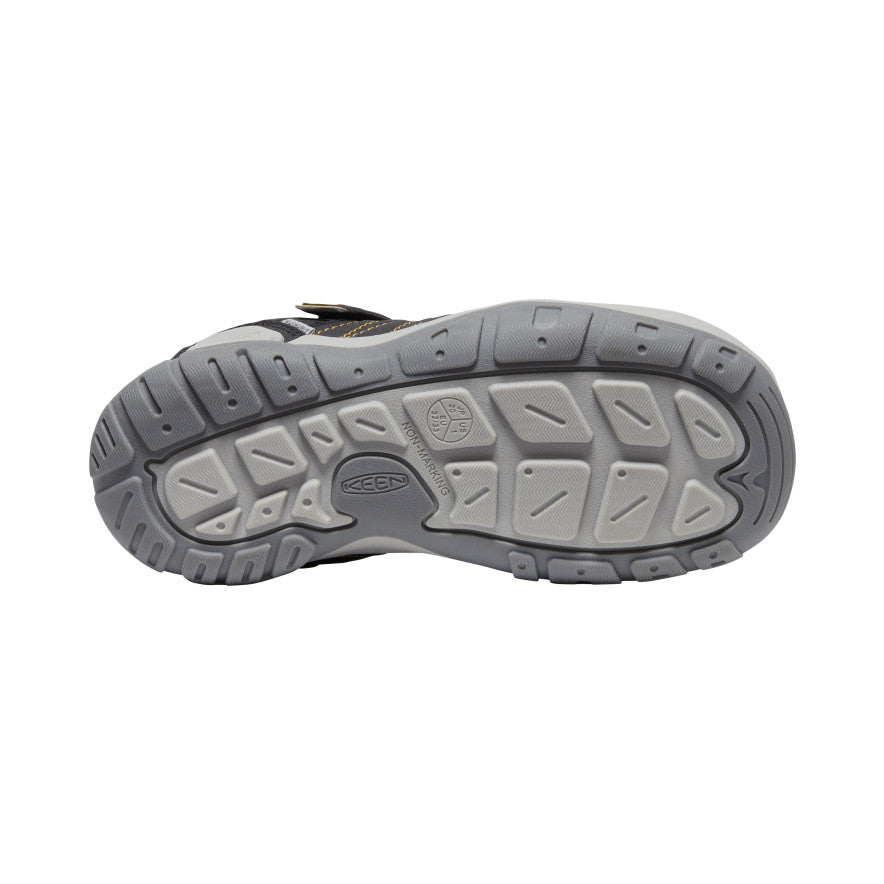 Big Kids' Knotch Peak Sneaker Black/Keen Yellow