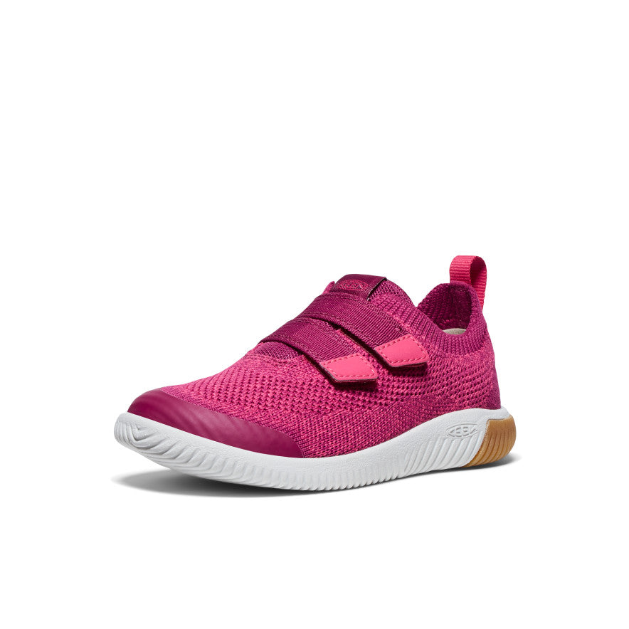 Little Kids' KNX Knit Double Strap Beaujolais/Raspberry - Image 3
