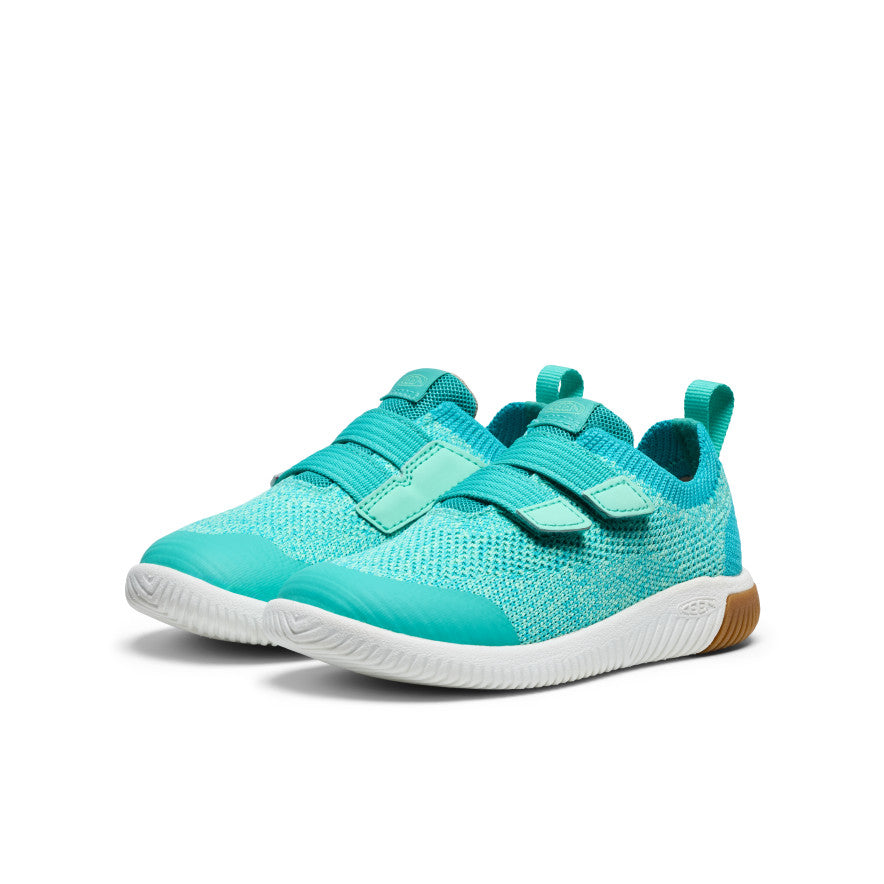 Little Kids' KNX Knit Double Strap Bright Aqua/Cabbage