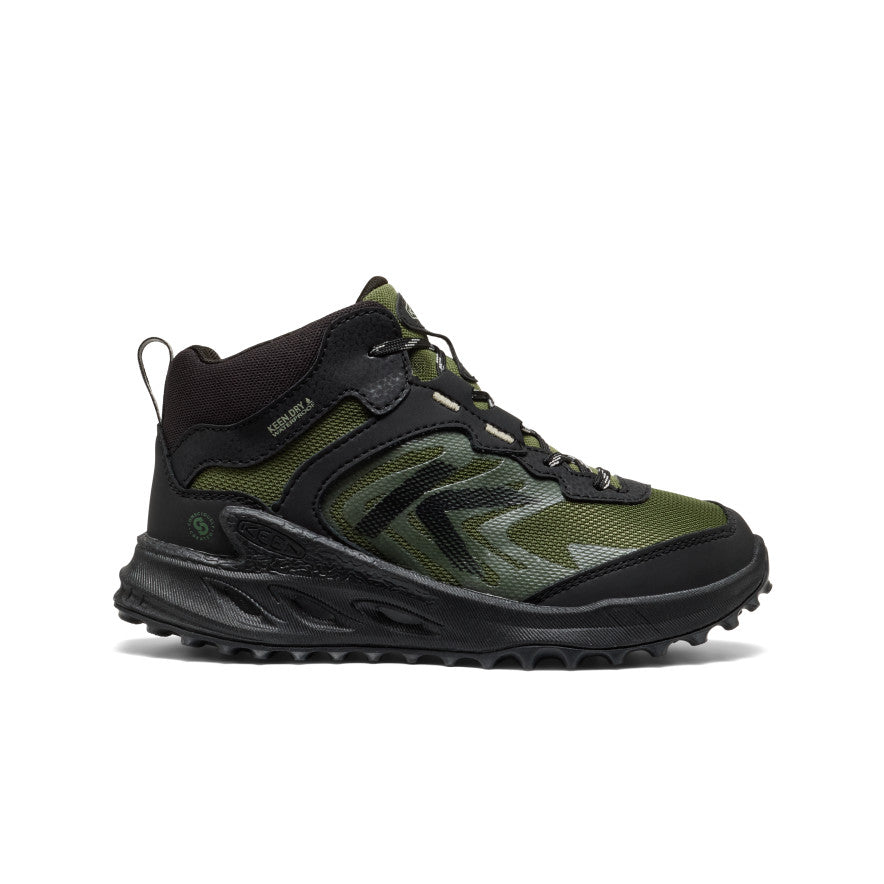 Lielo bērnu ūdensnecaurlaidīgie zābaki Zionic Black/Bronze Green - Attēls 1