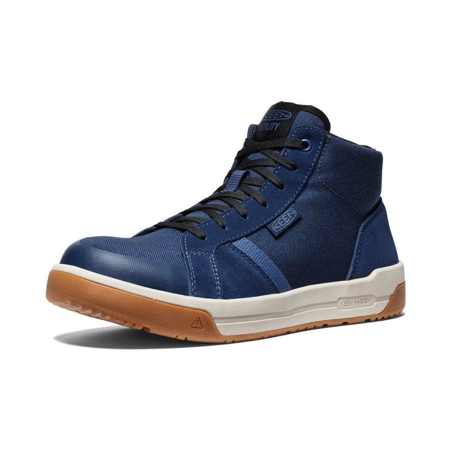 Men's Kenton Mid Work Shoe (Carbon Toe) Naval Academy/Gum