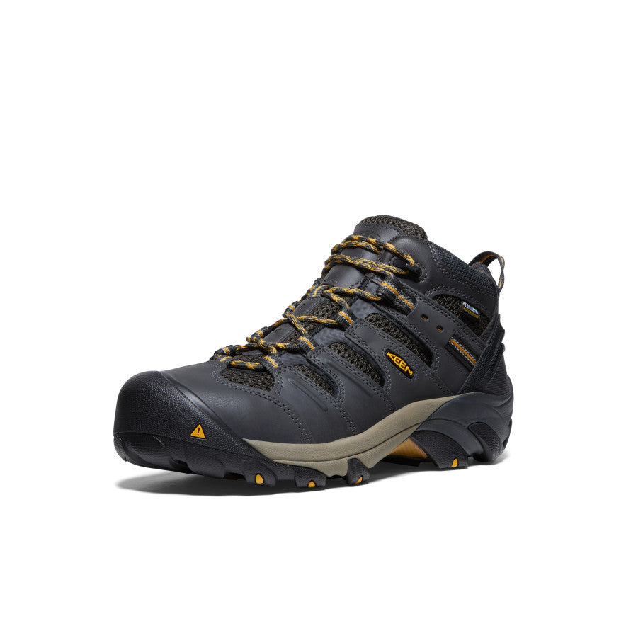 Vīriešu Lansing Mid Waterproof (ar tērauda purngalu) Raven/Tawny Olive