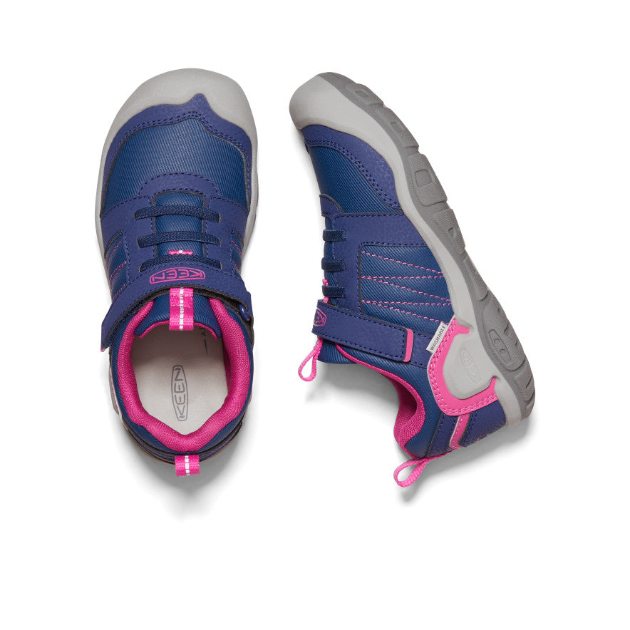 Big Kids' Knotch Peak Sneaker Blue Depths/Pink Peacock - Image 4