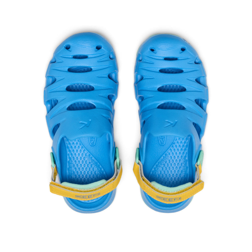 Big Kids' HyperFLT Clog Azure Blue/Daffodil - Image 4