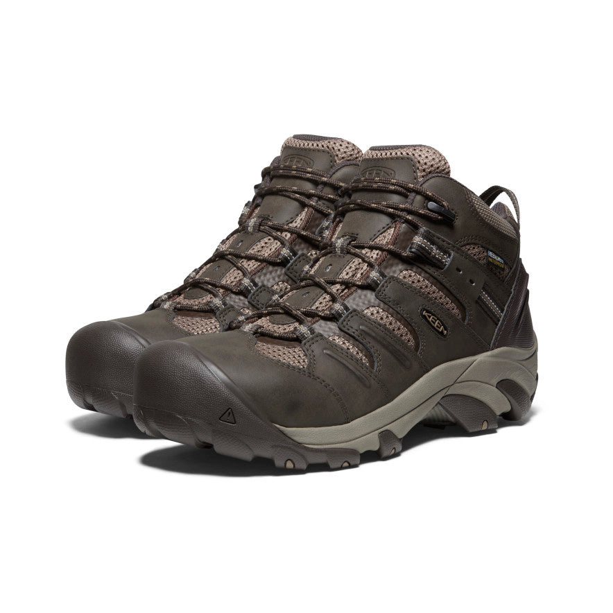 Vīriešu Lansing Mid Waterproof (ar tērauda purngalu) Mulch/Shitake