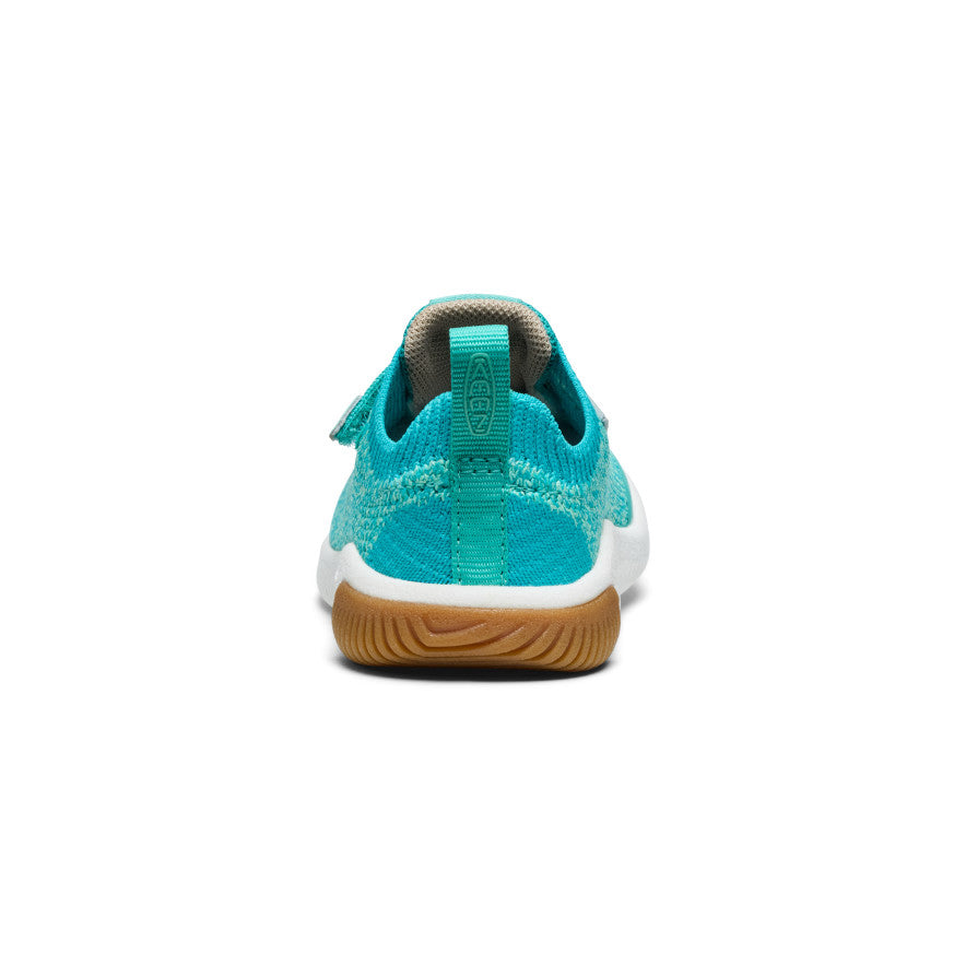 Mazuļu KNX adītas sandales ar divām siksniņām Bright Aqua/Cabbage