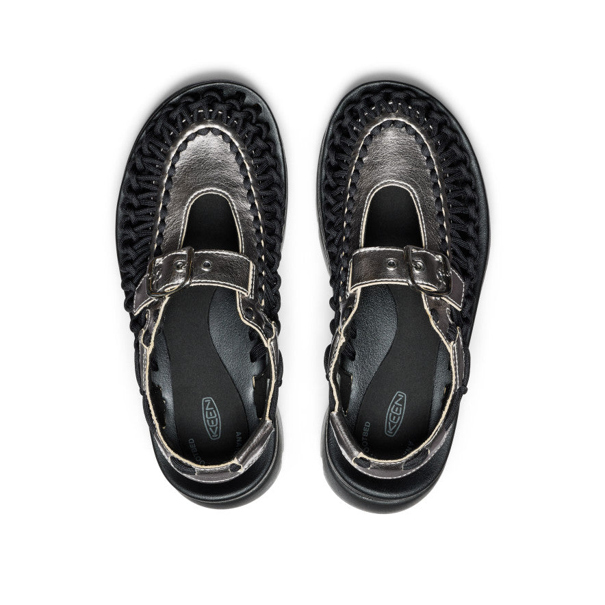 Uniseksa UNEEK PLT Mary Jane kedas Silver/Black