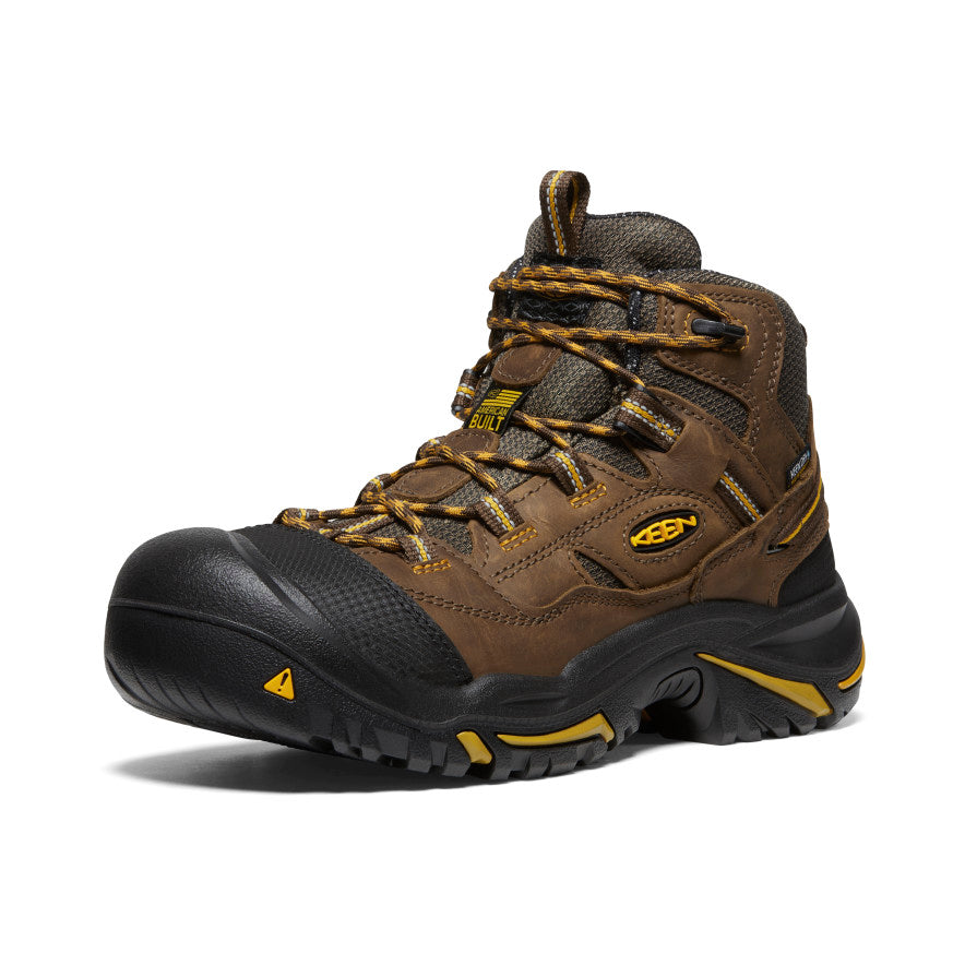 Vīriešu Braddock Waterproof Mid (ar tērauda purngalu) Cascade Brown/Tawny Olive