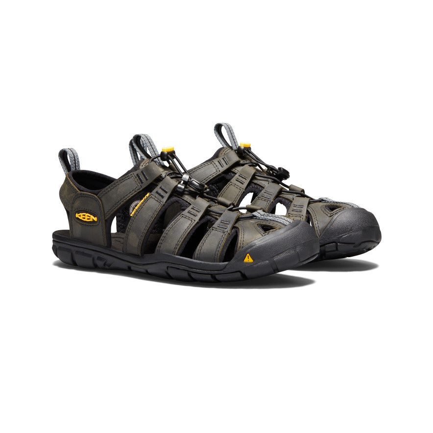 Vīriešu sandales "Clearwater CNX Leather" Magnet/Black - Attēls 2