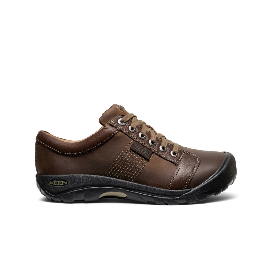 Vīriešu Austin apavi, plati Chocolate Brown - Attēls 1
