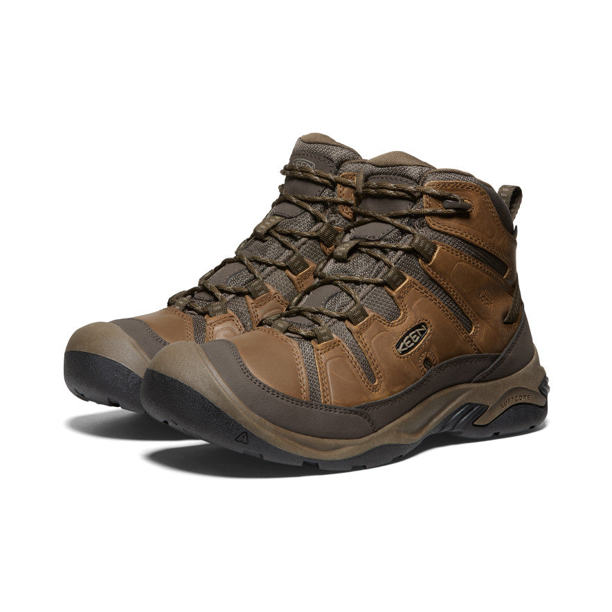 Men's Circadia Waterproof Boot Wide Bison/Brindle - Image 2