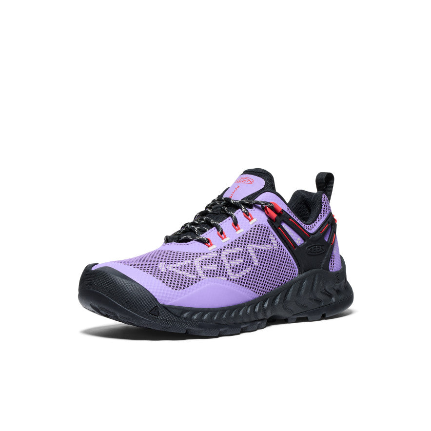 Sieviešu ūdensnecaurlaidīgie apavi NXIS EVO Paisley Purple/Poppy Red
