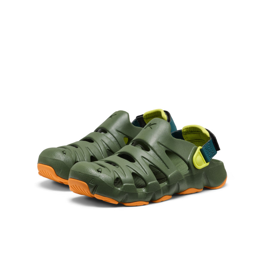 Big Kids' HyperFLT Clog Bronze Green/Orange Peel