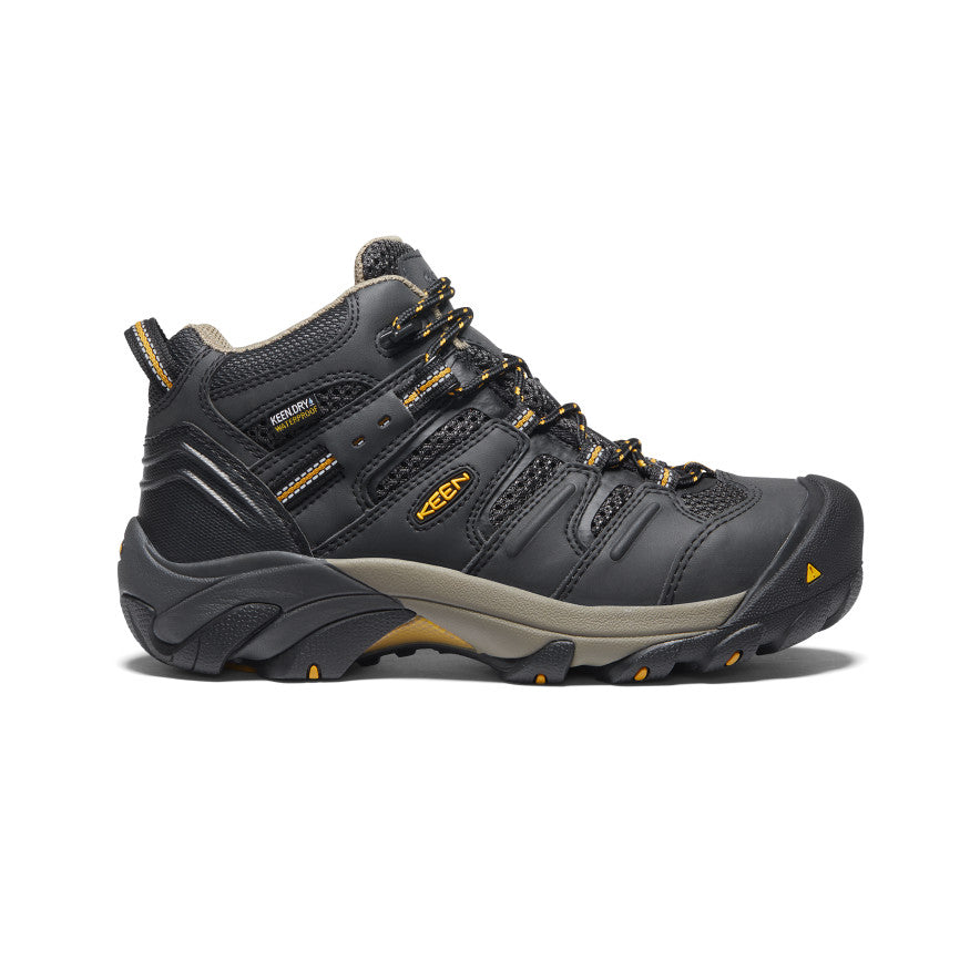 Sieviešu Lansing Waterproof Mid (ar tērauda purngalu) Raven/Tawny Olive - Attēls 1
