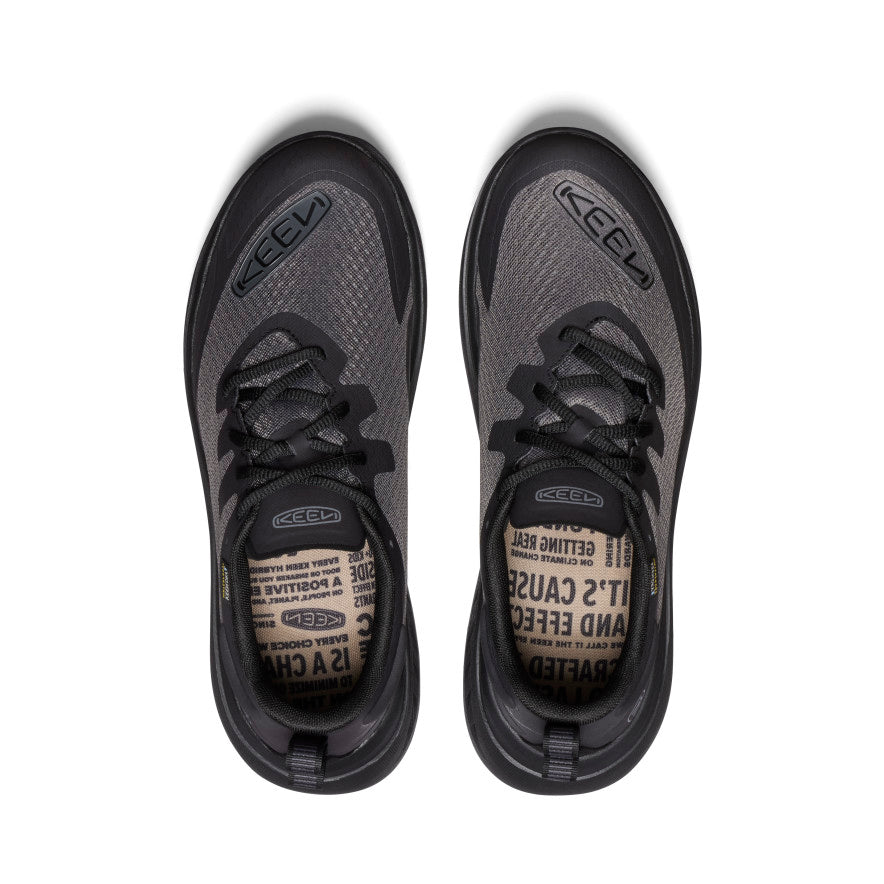 Sieviešu ūdensnecaurlaidīgie pārgājienu apavi WK400 Triple Black - Attēls 4