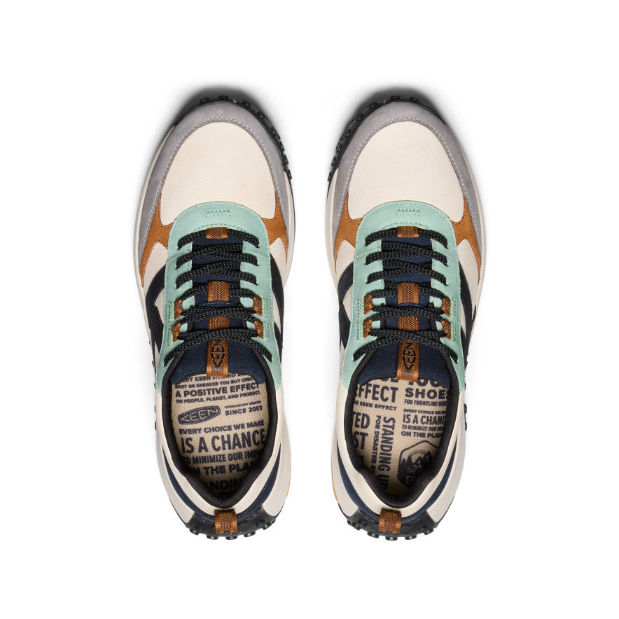 Vīriešu ādas sporta apavi KS86 Granite Green/Curry