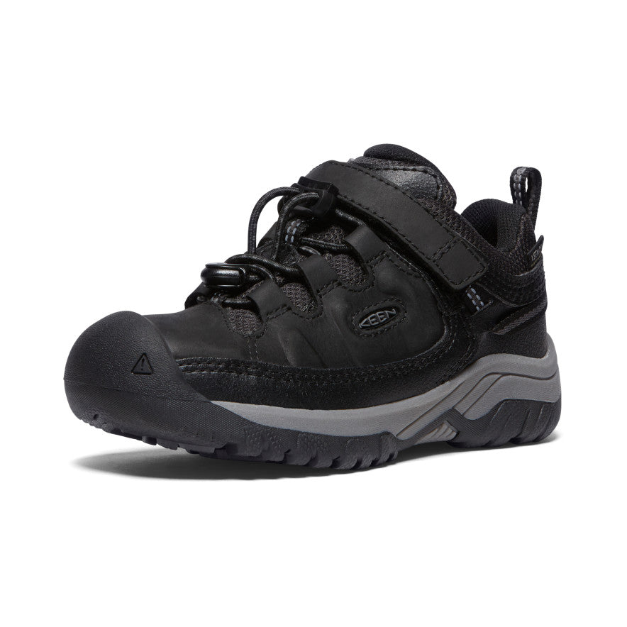 Mazo bērnu Targhee ūdensnecaurlaidīgie apavi Black/Steel Grey