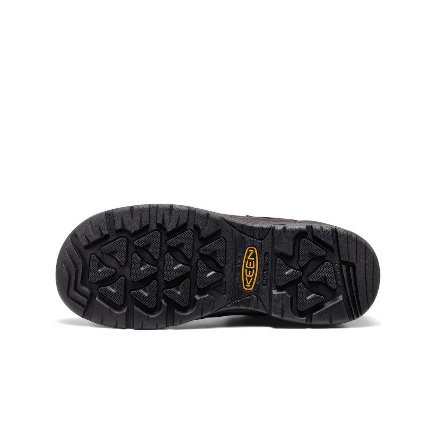 Men's Targhee IV Waterproof Work Shoe (Soft Toe) Black/Black - Image 6