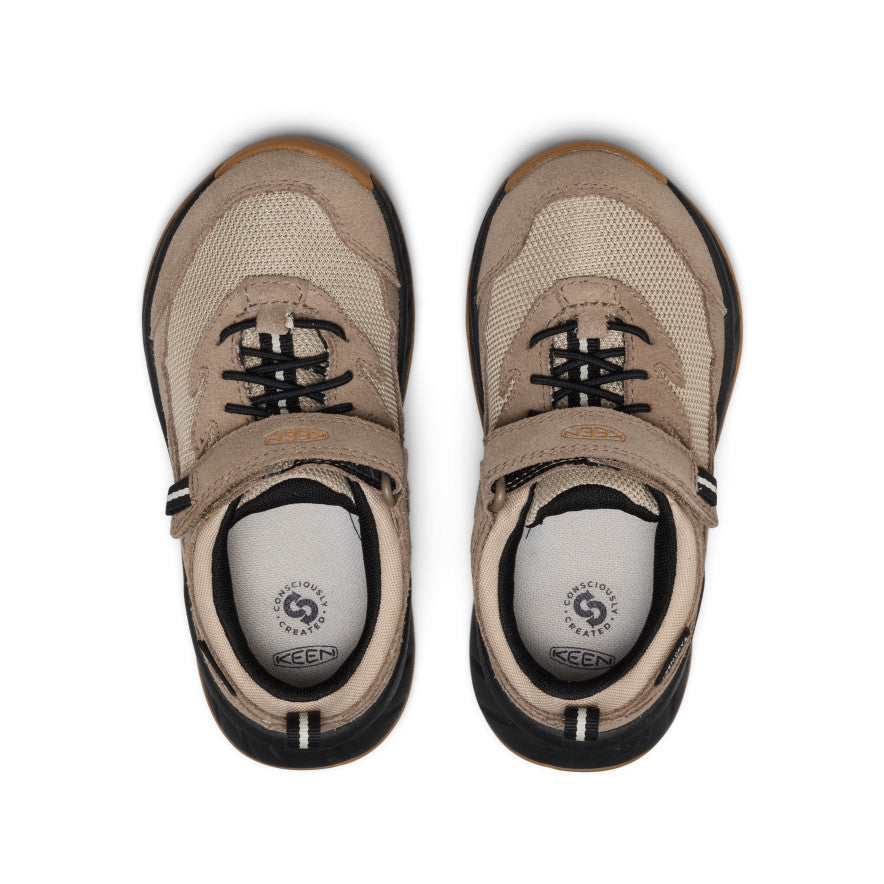 Bērnu ūdensnecaurlaidīgi pārgājienu apavi “Hightrail” Brindle/Oak Buff - Attēls 4
