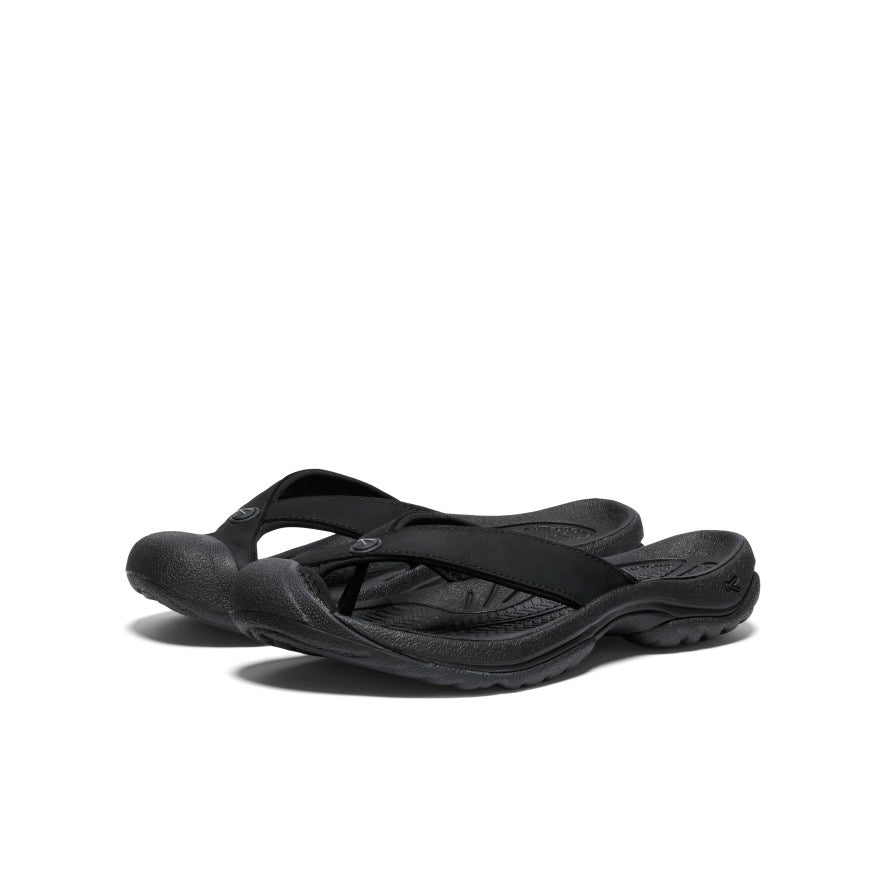 Sieviešu ādas iešļūcenes "Waimea" Black/Black - Attēls 2