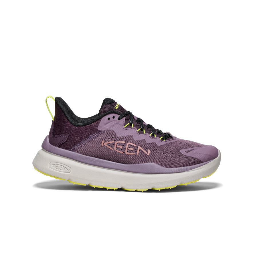 Sieviešu WK450 iešanas apavi Black Plum/Daiquiri Green