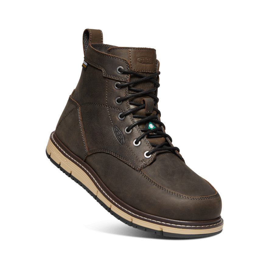 Vīriešu CSA San Jose 6" ūdensnecaurlaidīgi zābaki (alumīnija purngals) Cascade Brown/Black