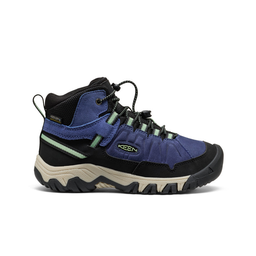 Lielo bērnu ūdensnecaurlaidīgie pārgājienu zābaki Targhee IV Skipper Blue/Hemlock