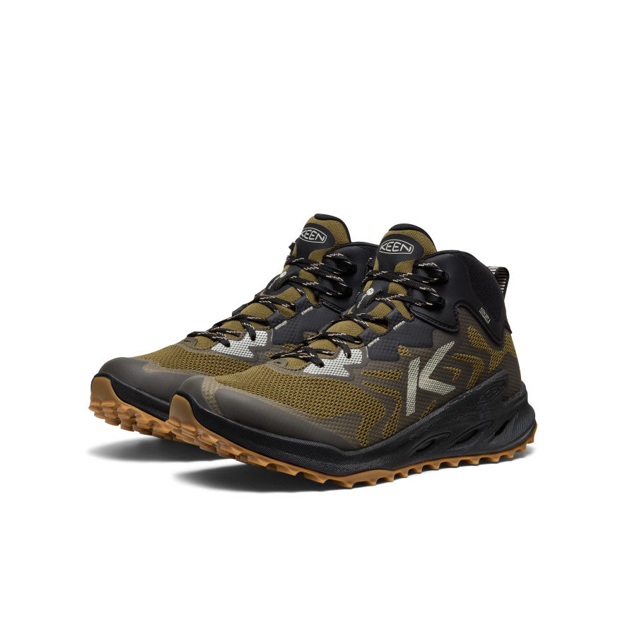 Vīriešu Zionic NXT ūdensnecaurlaidīgie pārgājienu zābaki Dark Olive/Black