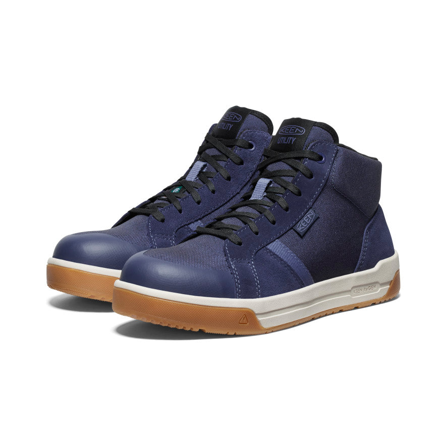 Men's CSA Kenton Mid Work Shoe (Carbon Toe) Naval Academy/Gum - Image 2