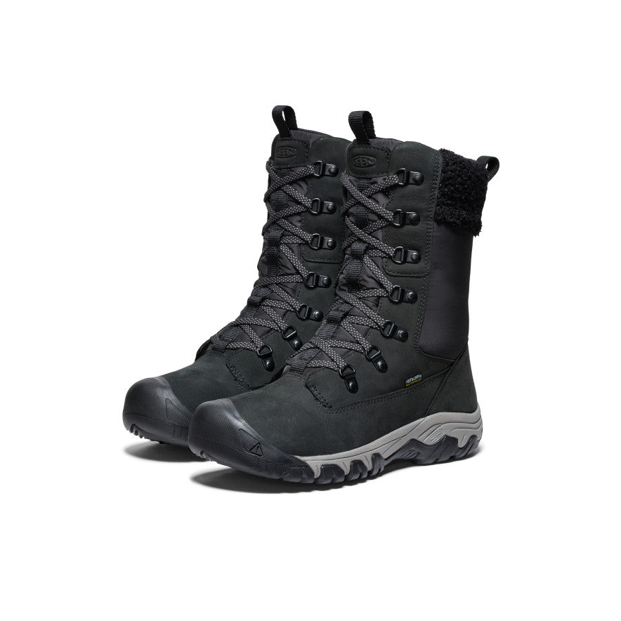 Women's Greta Tall Waterproof Boot Black/Black - Image 2