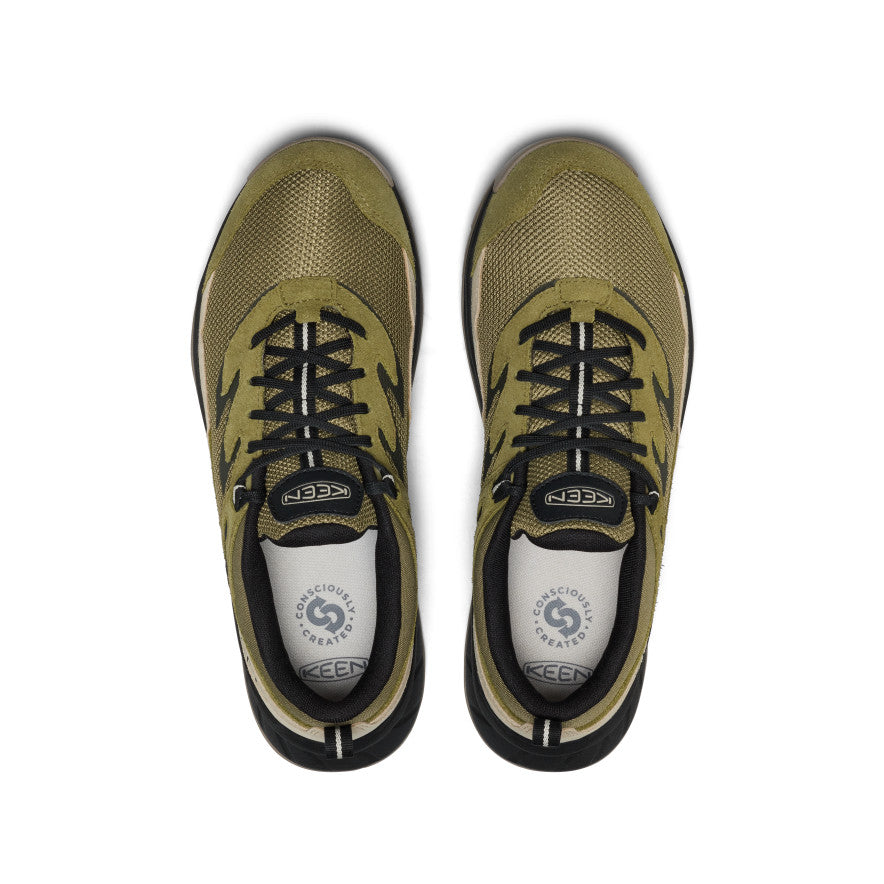 Vīriešu Hightrail ventilējamie pārgājienu apavi Martini Olive/Black - Attēls 4