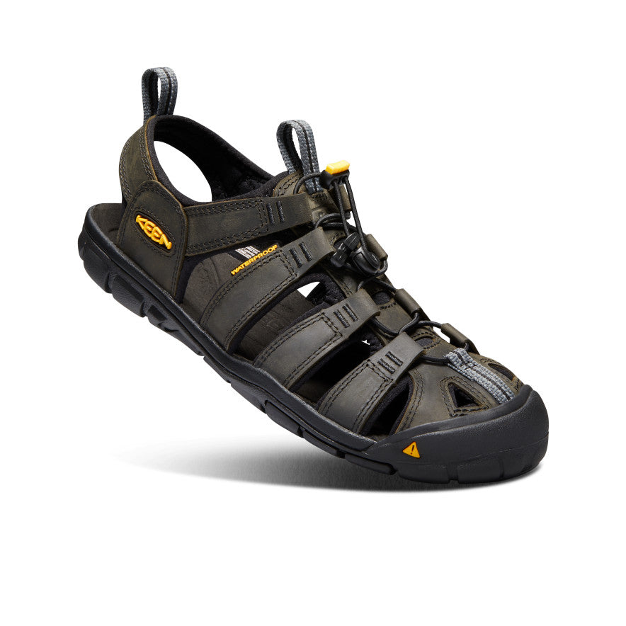 Vīriešu sandales "Clearwater CNX Leather" Magnet/Black - Attēls 3