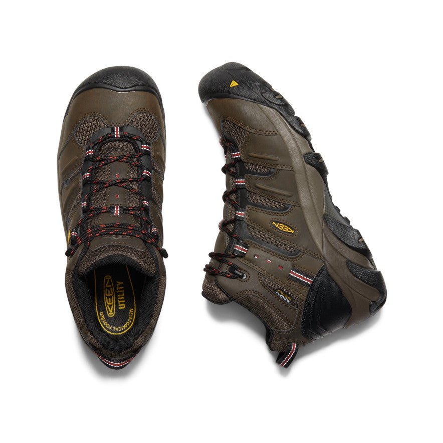 Vīriešu Lansing Mid Waterproof (ar tērauda purngalu) Cascade Brown/Brindle
