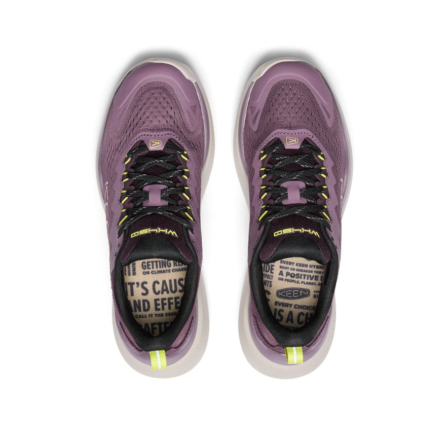 Sieviešu WK450 iešanas apavi Black Plum/Daiquiri Green