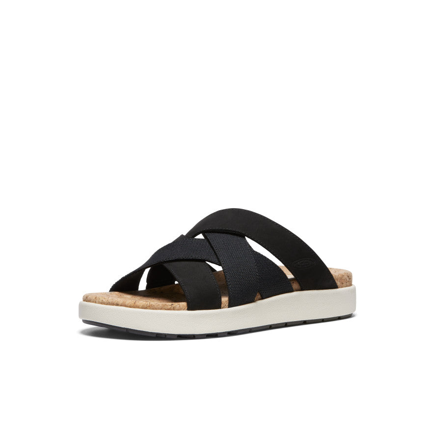 Women's Elle Mixed Slide Black/Birch - Image 3