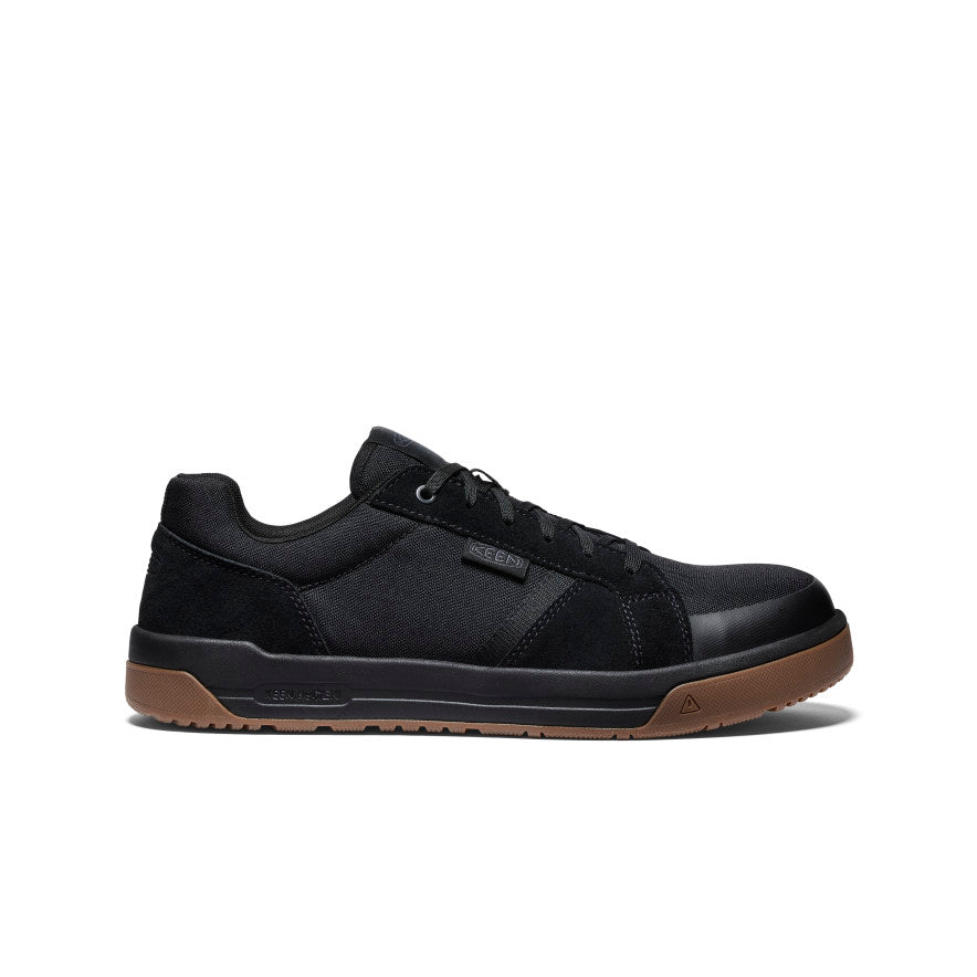 Men's Kenton ESD Work Shoe (Carbon Toe) Black/Gum - Image 7