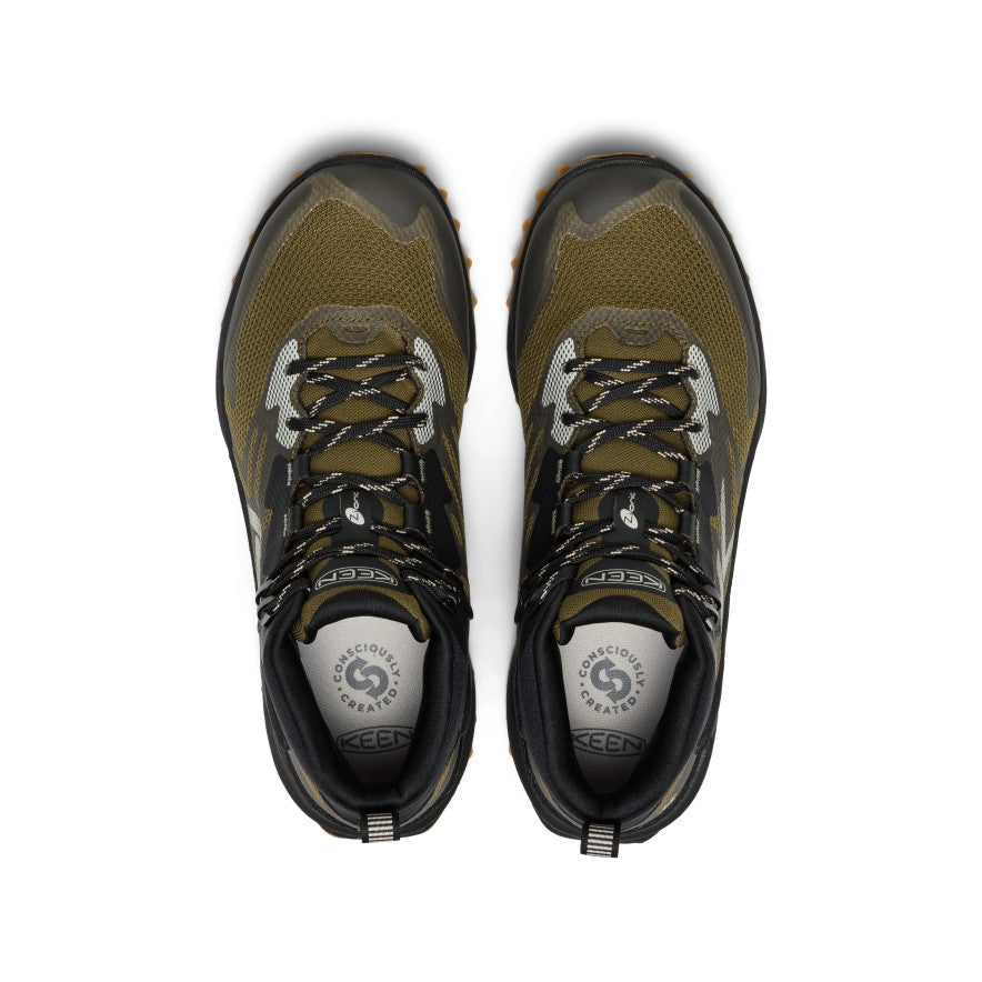 Vīriešu Zionic NXT ūdensnecaurlaidīgie pārgājienu zābaki Dark Olive/Black