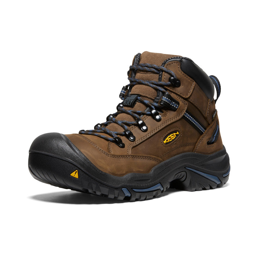 Vīriešu Braddock AL Waterproof Mid (Tērauda purngals) Bison/Ensign Blue - Attēls 3