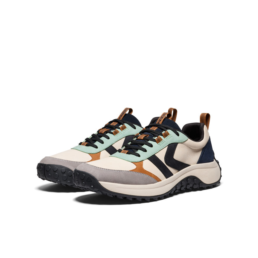 Vīriešu ādas sporta apavi KS86 Granite Green/Curry