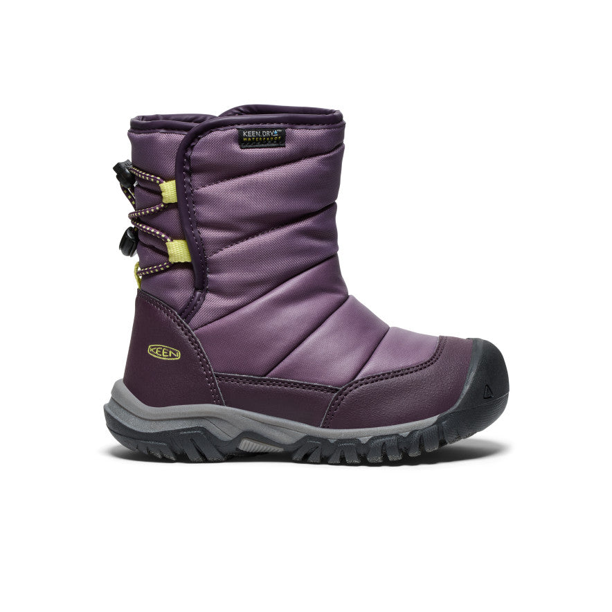 Mazuļu Puffrider ūdensnecaurlaidīgie ziemas zābaki Black Plum/Daiquiri Green